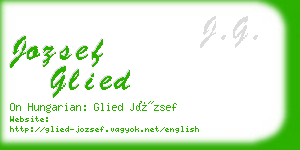 jozsef glied business card